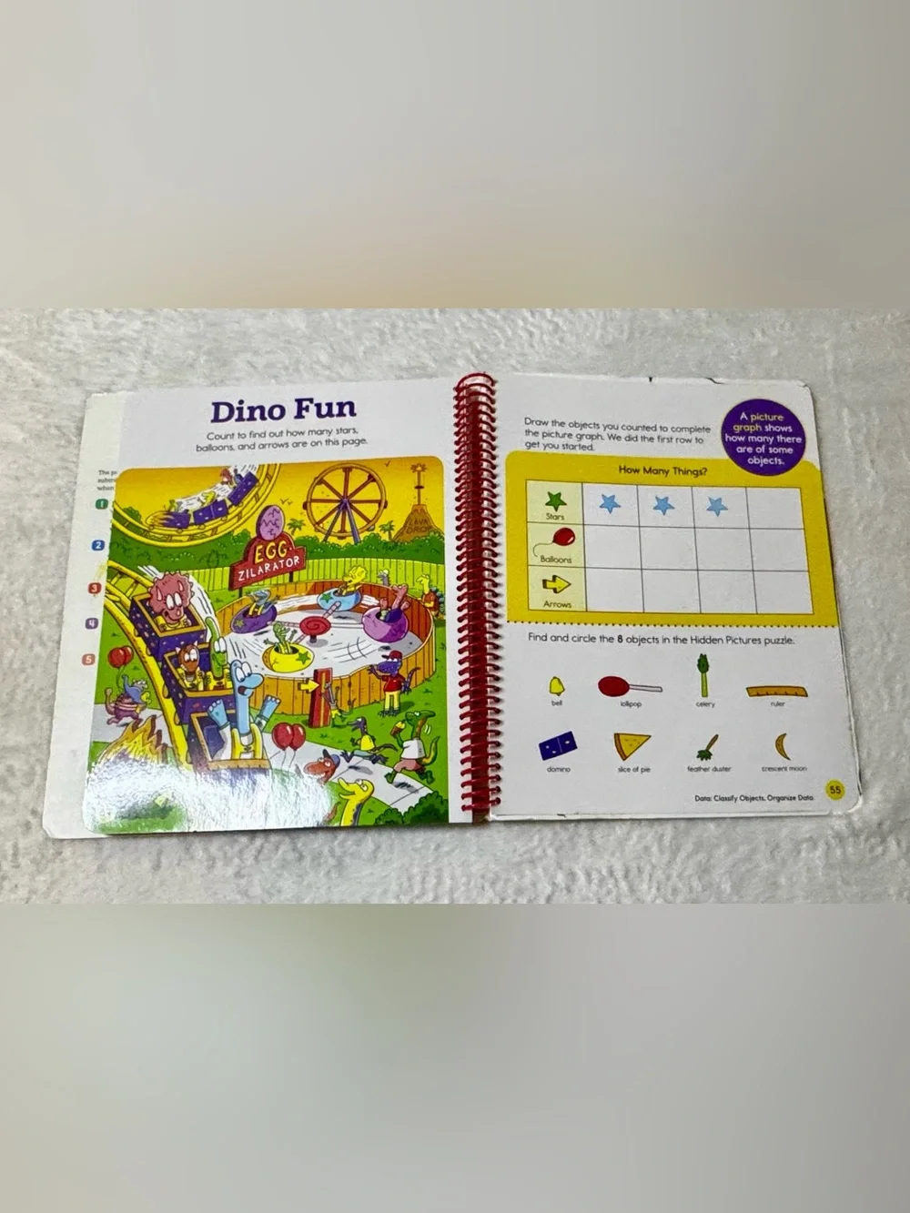 Highlights Let's Practice Math Write-On Wipe-Off Book: Ages 5-7